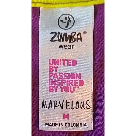 Zumba Active Wear Lot Of 4 Women's Size Medium Tops Workout Athletic Dance Tanks - Picture 13 of 13